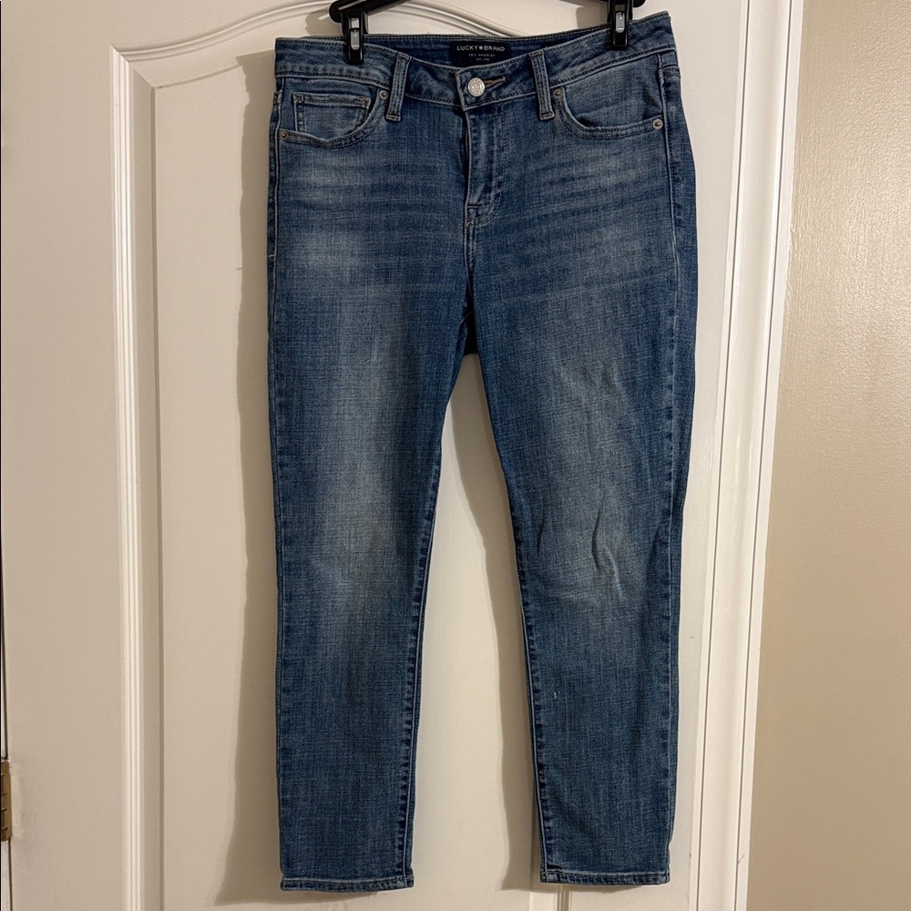 Lucky Brand Women's Classic Blue Ankle Jeans